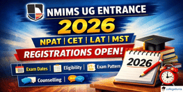 NMIMS NPAT LAT CET And MST 2026 Schedule Released